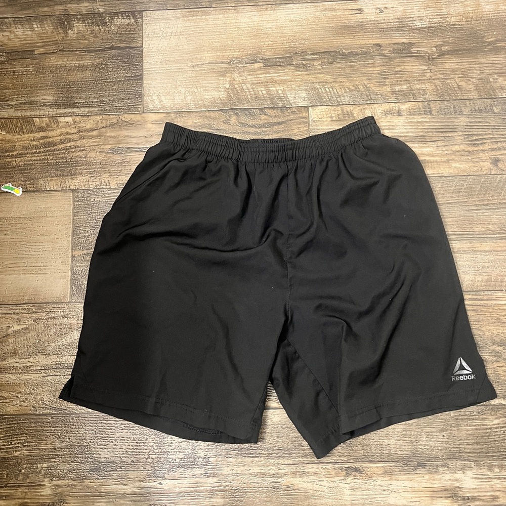 Reebok Men's Jet Black Sports Shorts